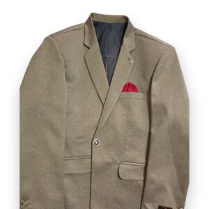 OLIVE BROWN FORMAL COAT