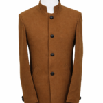 PLAN BROWN LONG STYLE COAT
