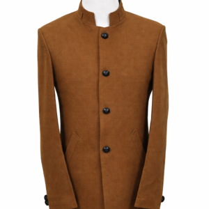 PLAN BROWN LONG STYLE COAT
