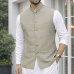 SANDY BEIGE PLAN WAISTCOAT