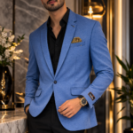 SKY BLUE FORMAL COAT