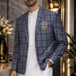 SLATE GREY FORMAL COAT