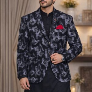 MIDNIGHT MOSAIC FORMAL COAT